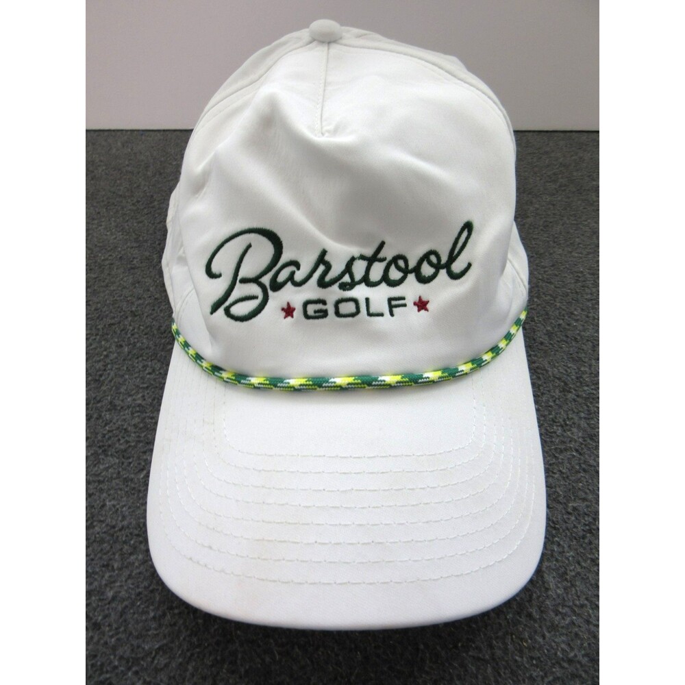 Barstool Golf Hat Cap Pinehurst #2 White Green Rope Snapback One Size Imperial